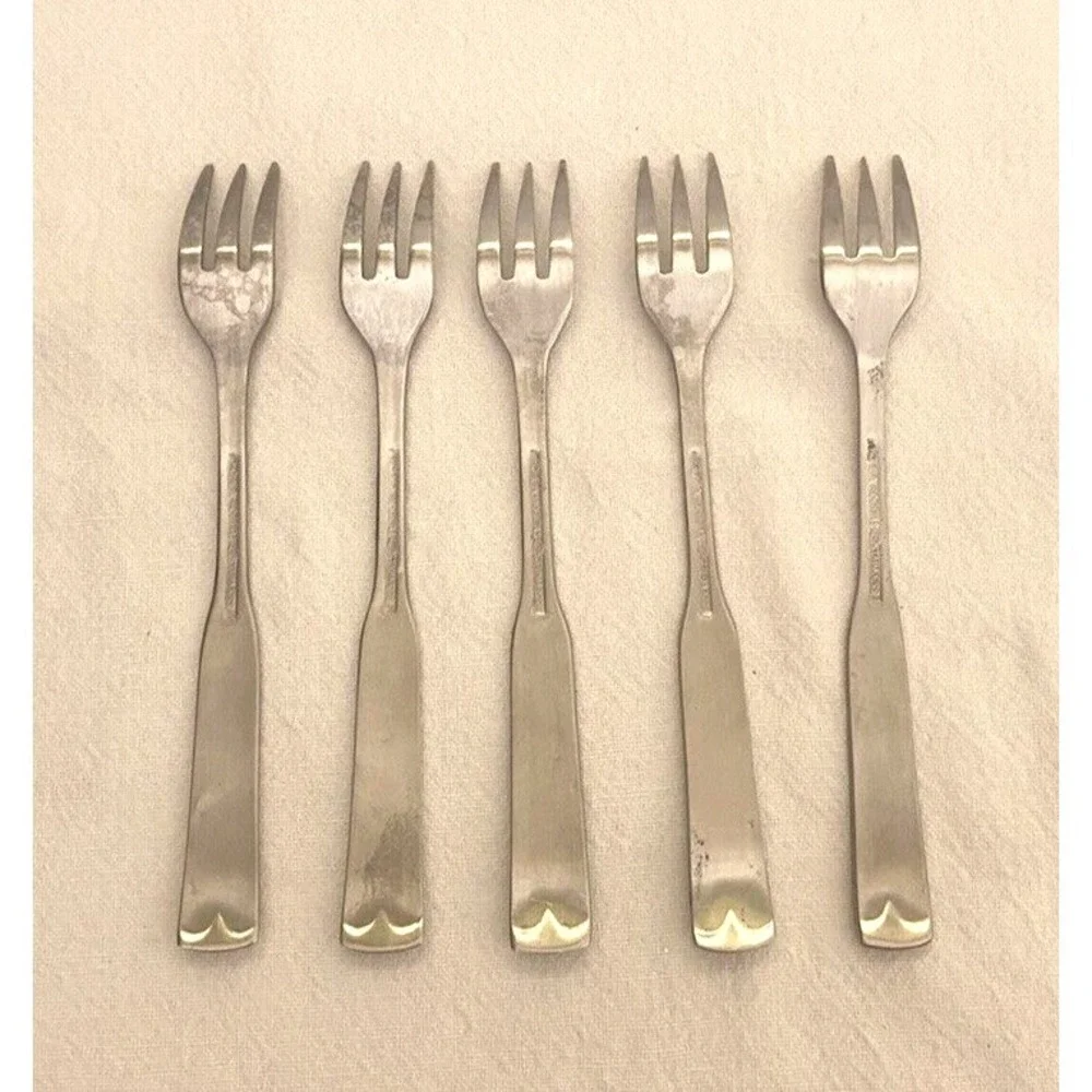 Rogers Co Stainless Appetizer Forks Set‎ of 5 Korea 6